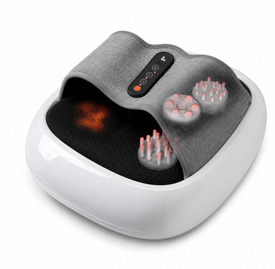 Masseur de Pieds Shiatsu Chauffant avec Compression d'Air – Massage Plantaire Électrique, Relaxation Pieds Fatigués, Cadeau Homme & Femme