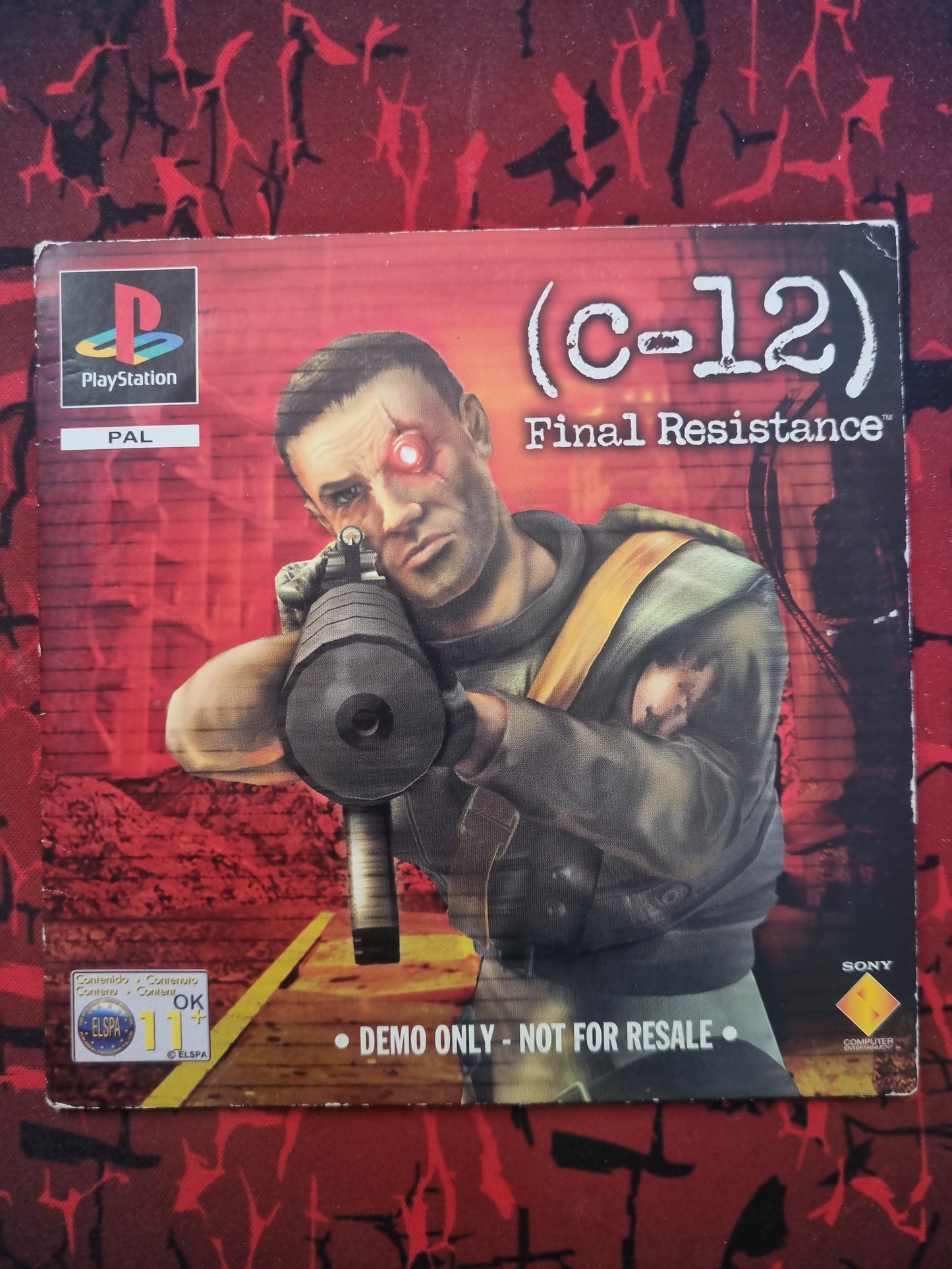 Jeu PS1 C-12 Final Resistance Demo Only PAL – Jeu d’Action Aventure PlayStation 1 Rare Version Démo