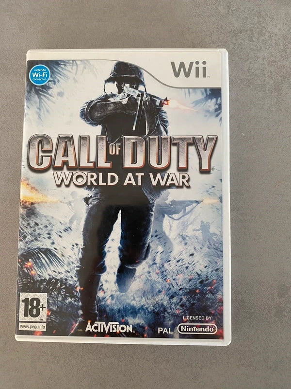 WII game call of duty world at war