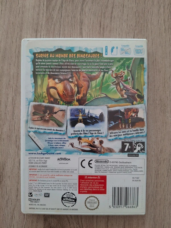 Jeu wii l'âge de glace 3
