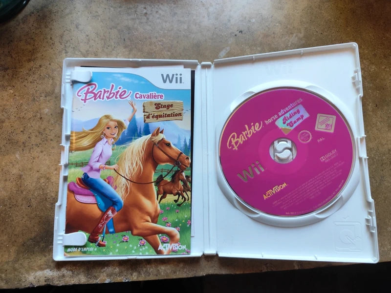 Barbie cavalière - stage d'équitation jeu wii