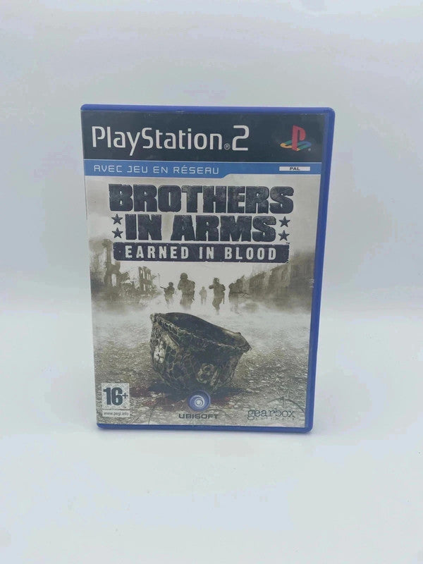 jeu vidéo brothers in arms earned in blood ps2 playstation 2