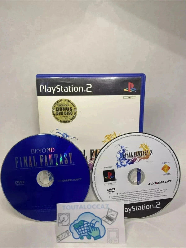 Final fantasy X sony ps2 playstation 2 + dvd pal jeu vidéo tbe version anglaise