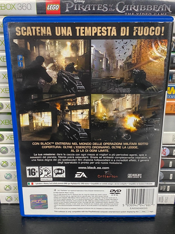 Black - PlayStation 2 PS2 Game - CIB