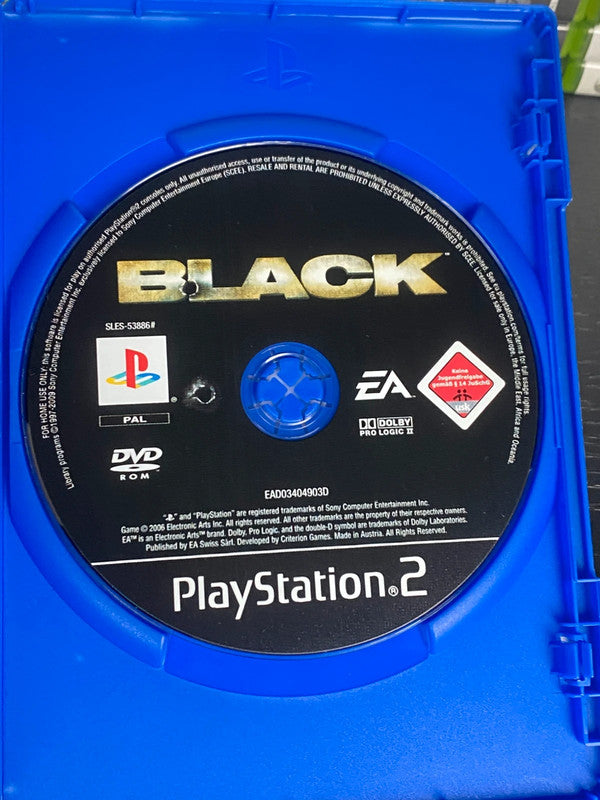 Black - PlayStation 2 PS2 Game - CIB