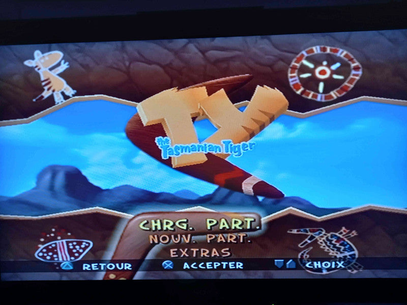 TY Le tigre de Tasmanie PS2