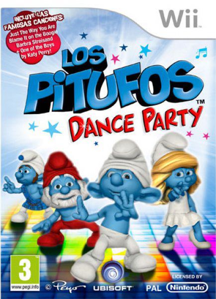 Juego wii pitufos
