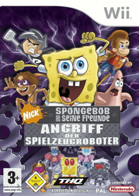 Wii spiel =Angriff der Spielzeugroboter