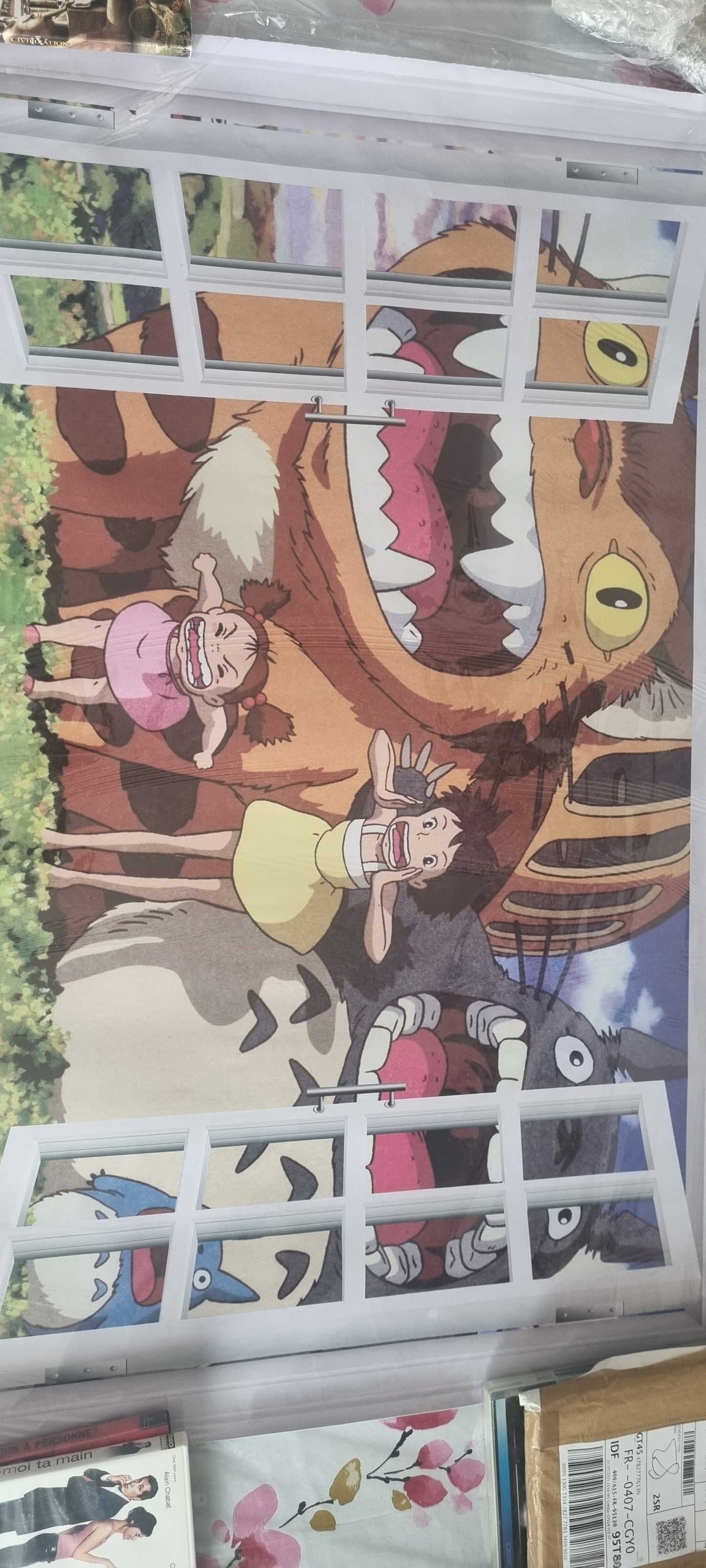 Stickers muraux Ghibli – Totoro & Chatbus en surprise ! Grand format 90 x 60 cm – Décoration murale chambre enfant – 8