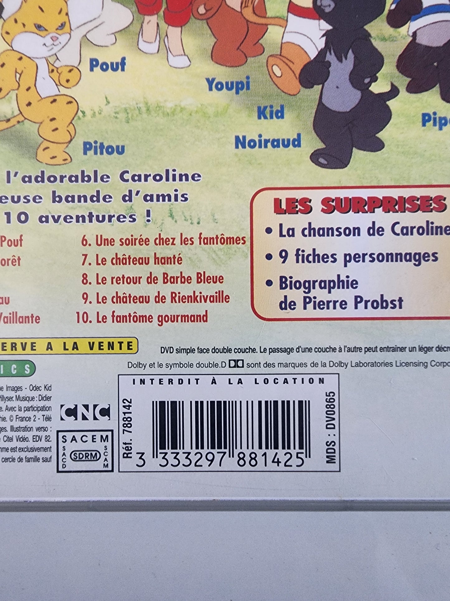 Caroline et ses amis partent à l'aventure - DVD Animation Hachette Jeunesse