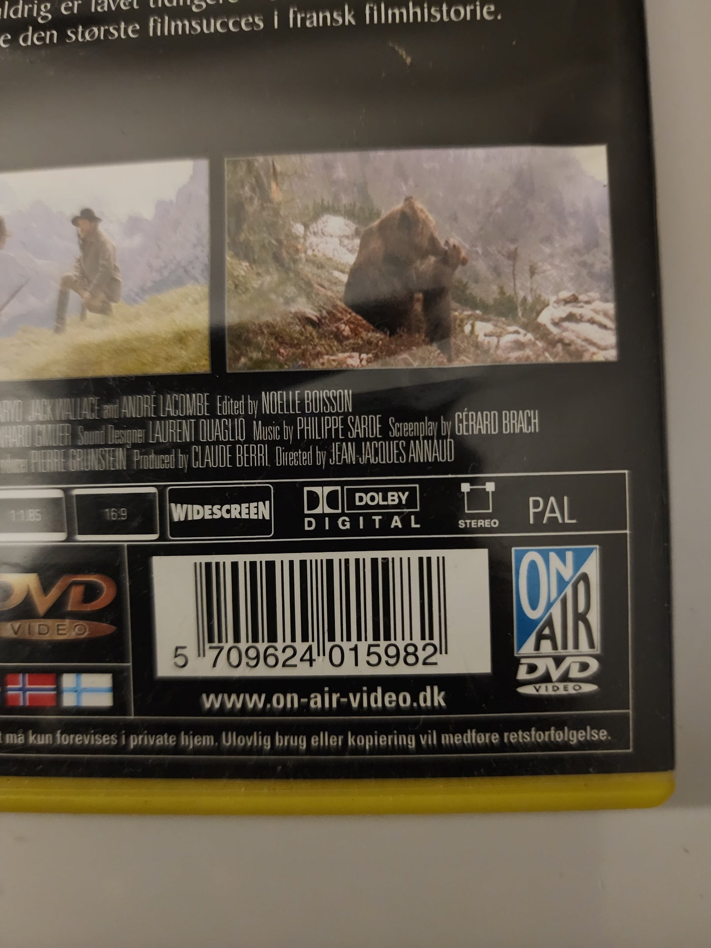 L'Ours DVD - Code-barres