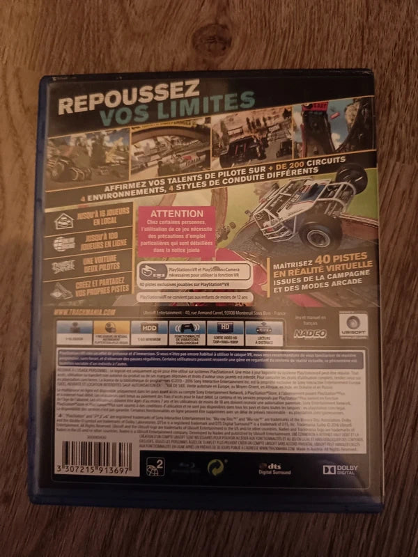 Trackmania TM turbo PS4