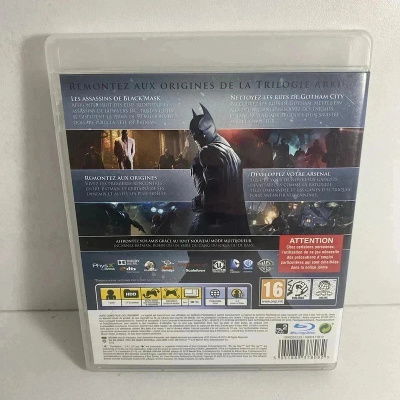 batman arkham origins jeu vidéo n sony playstation 3 ps3