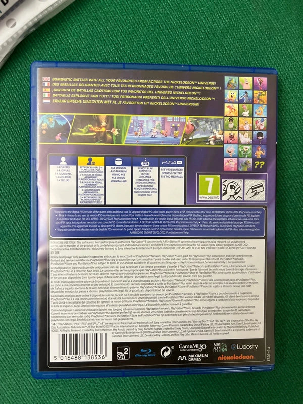 Nickelodeon all star brawl ps4