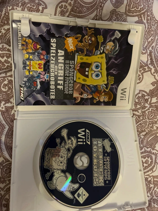 Wii spiel =Angriff der Spielzeugroboter