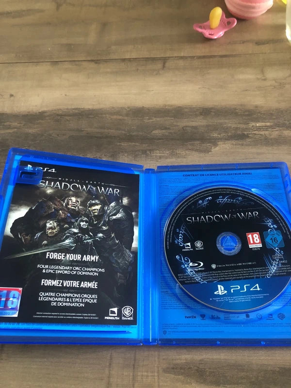 La terre du milieu: l’ombre de la guerre ps4
