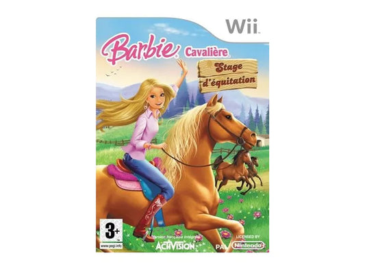 Barbie cavalière - stage d'équitation jeu wii