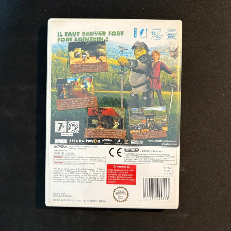 Jeu Wii Shrek Le Troisième