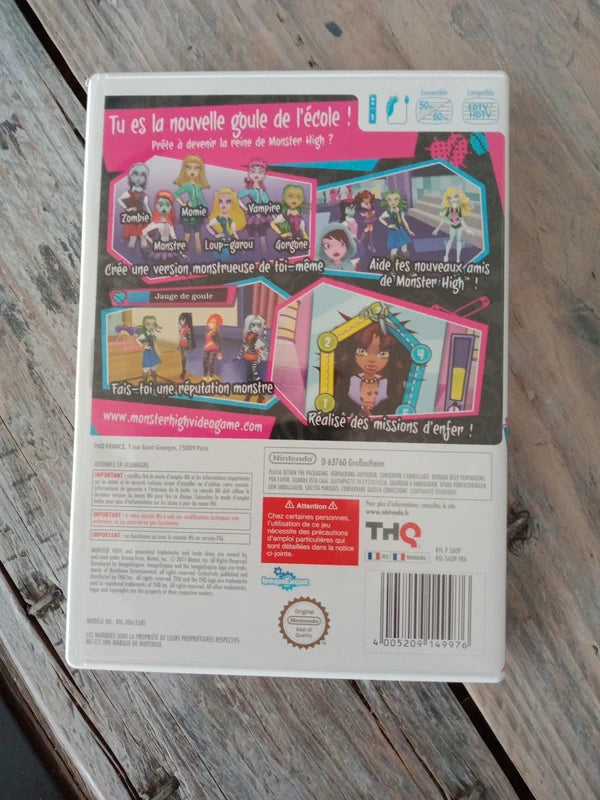 Jeux Wii Monster High