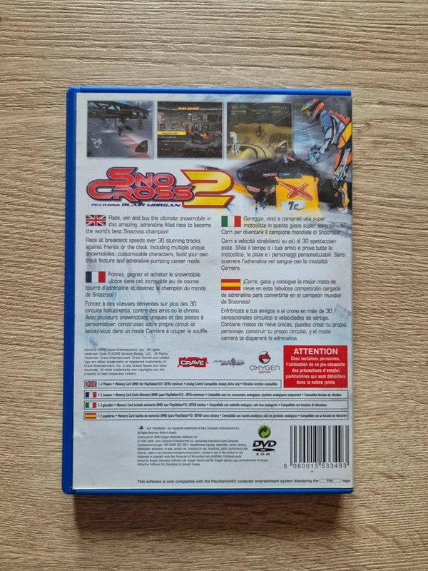 Jeux PlayStation 2 sno cross 2 complet très bon état
