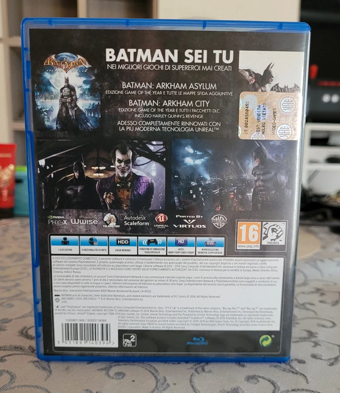 Ps4 Batman return to Arkham come in foto