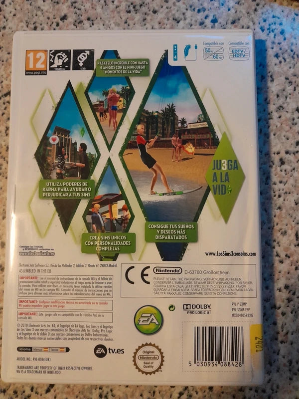 Los sims 3 videojuego wii