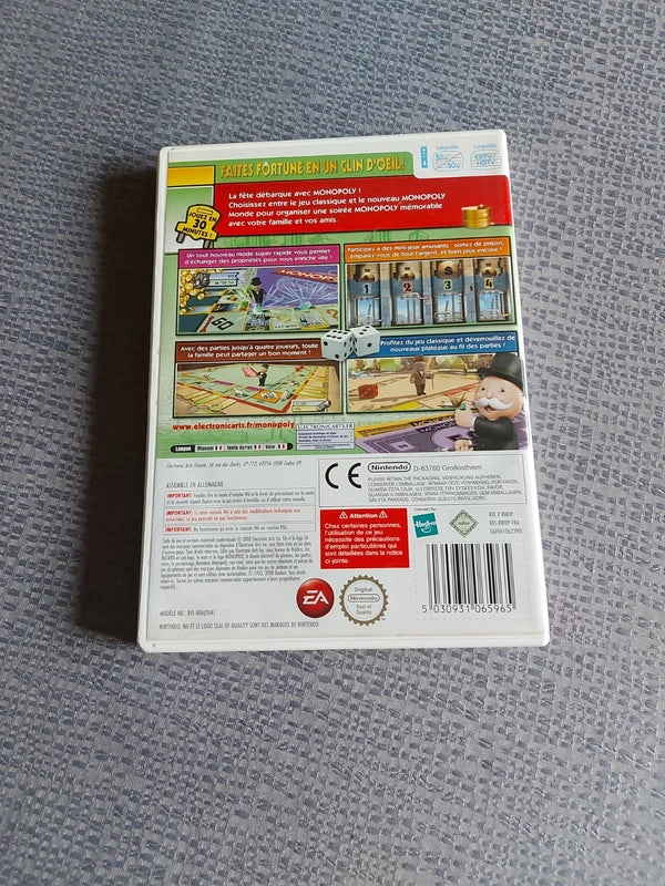 Jeu wii monopoly