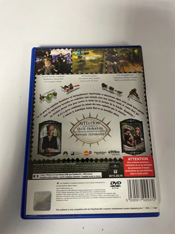 Les désastreuses aventures des orphelins Baudelaire - PlayStation 2