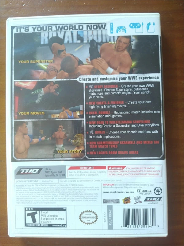 Smack down vs Raw 2010 Wii