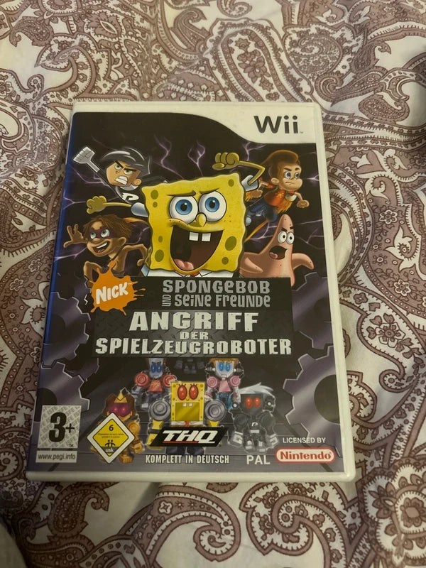 Wii spiel =Angriff der Spielzeugroboter