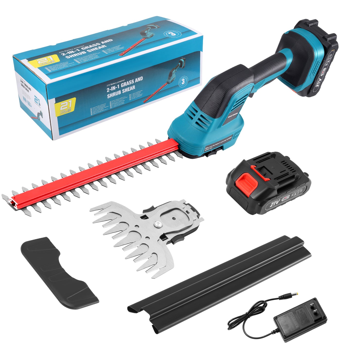 Taille-Haie Sans Fil Électrique Compatible Makita 18V – Coupe-Bordure Jardin Rechargeable avec Batterie et Chargeur – Outil de Jardinage Professionnel –