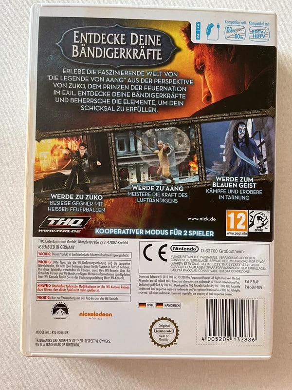 Die Legende von Aang Wii spiel