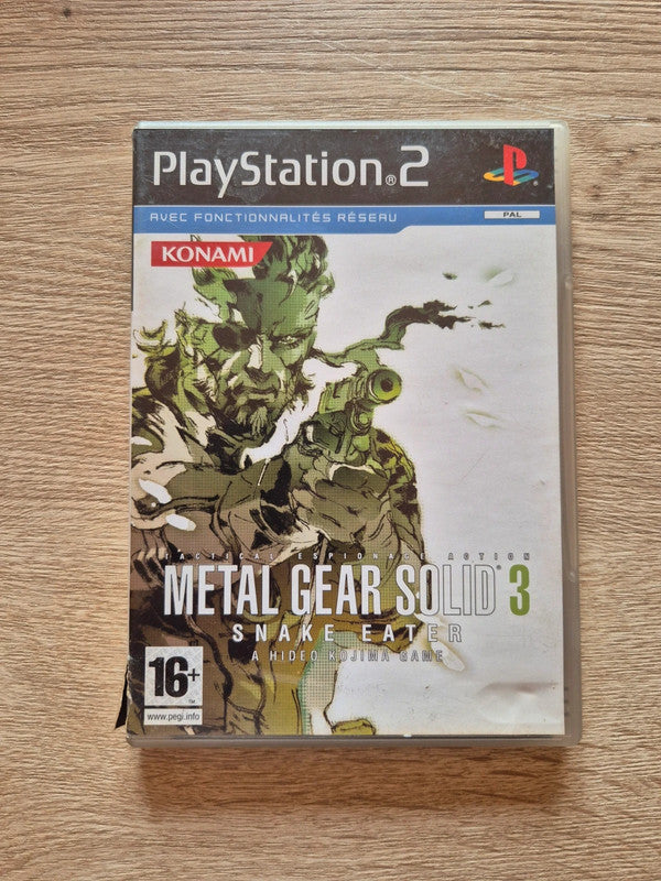 Jeux PlayStation 2 metal gear solid 3 complet