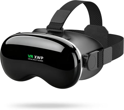 Casque VR 3D XWP pour Smartphone 4,7–7 Pouces – Lunettes HD Réglables, Compatible Android & iPhone, Jeux VR & Films 360°