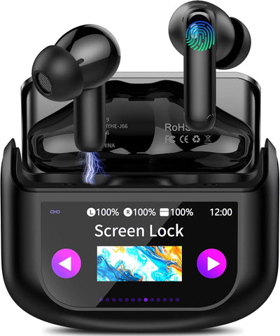 AI Translator Earbuds 164 Languages – Bluetooth 5.4, LED Display, ANC/ENC, IPX7, 48h Battery Life