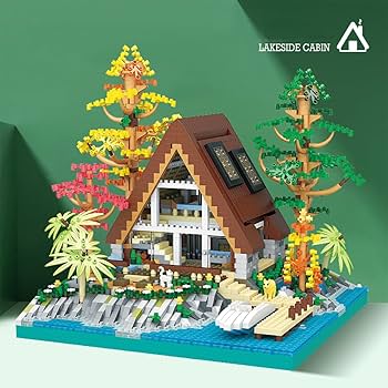 Maison Miniature Lumineuse en Blocs de Construction – Cabane Féérique LED DIY 2688 Pièces – Maquette 3D Décorative – Idée Cadeau Adulte & Enfant