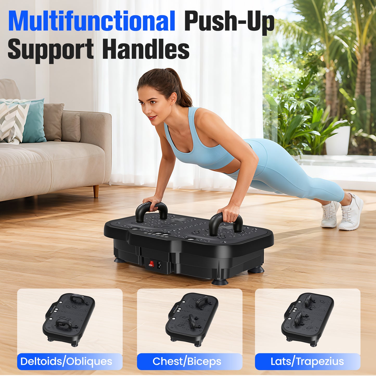 Plaque Vibrante Fitness Électrique avec Télécommande – Plateforme Vibrante de Musculation & Perte de Poids – 99 Niveaux – Silencieuse