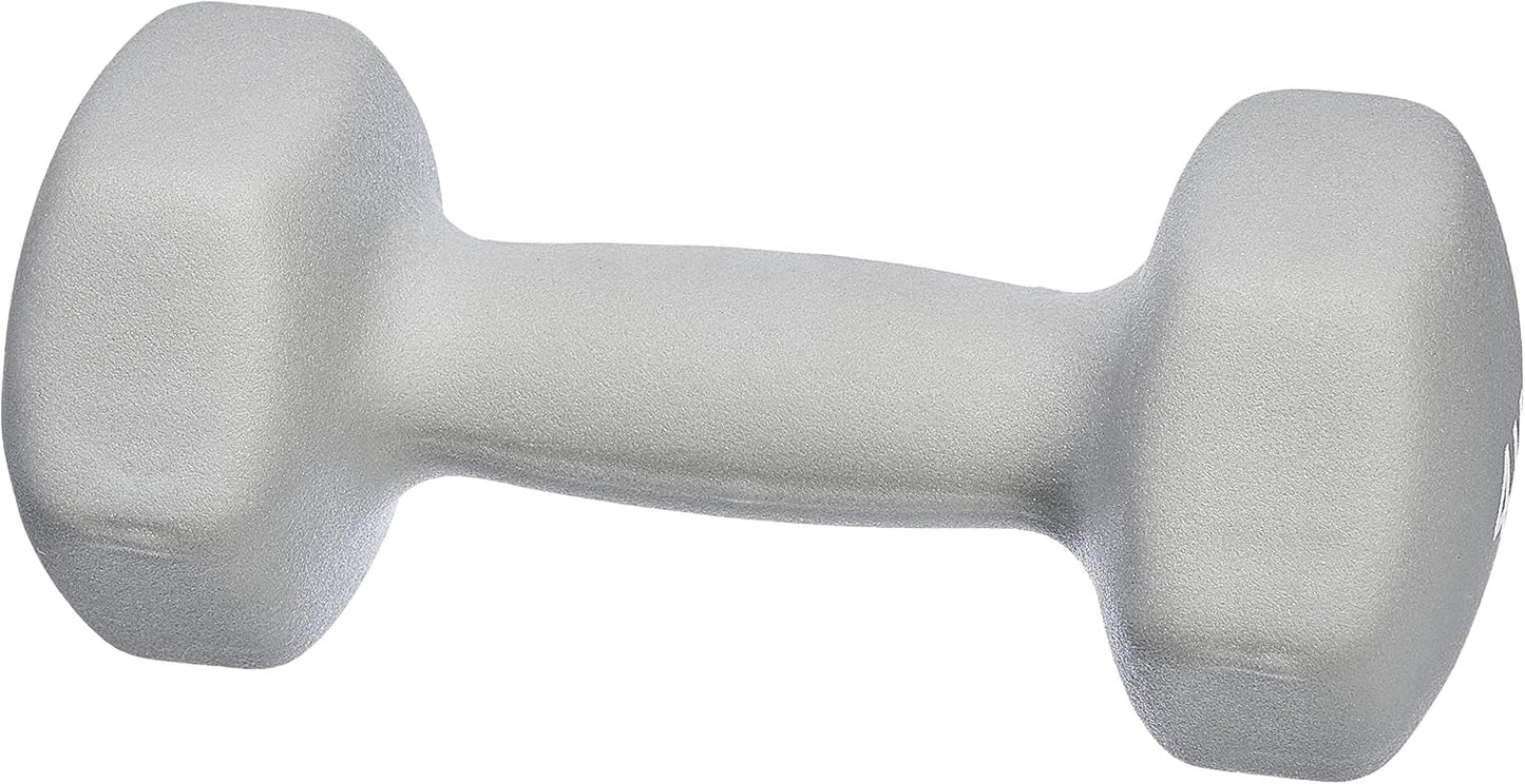 Paire d’Haltères 4 kg en Néoprène Antidérapant pour Musculation Fitness Renforcement Musculaire