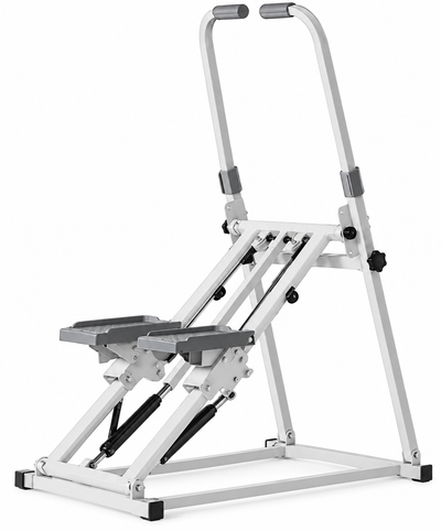 Stepper Pliable 3 Niveaux avec Guidon – Cardio Fitness à Domicile, Renforcement Musculaire & Perte de Poids