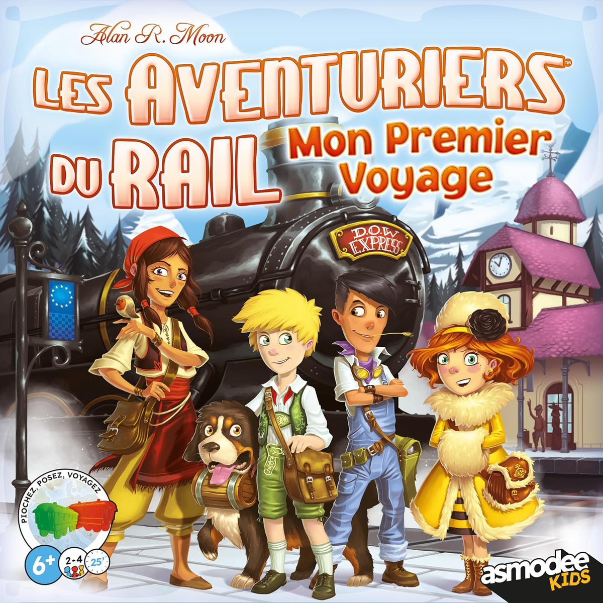 Les Aventuriers du Rail Mon Premier Voyage – Jeu de Société Enfant dès 6 Ans – Jeu de Stratégie Familial – 2 à 4 Joueurs – 15 à 30 Minutes – Version Française