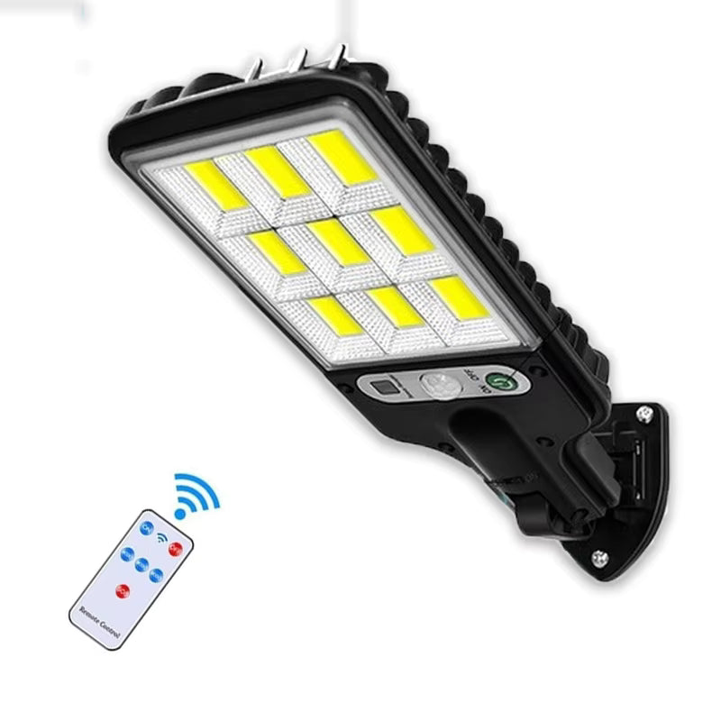Lampe Solaire LED Extérieure Étanche – Détecteur de Mouvement – Télécommande