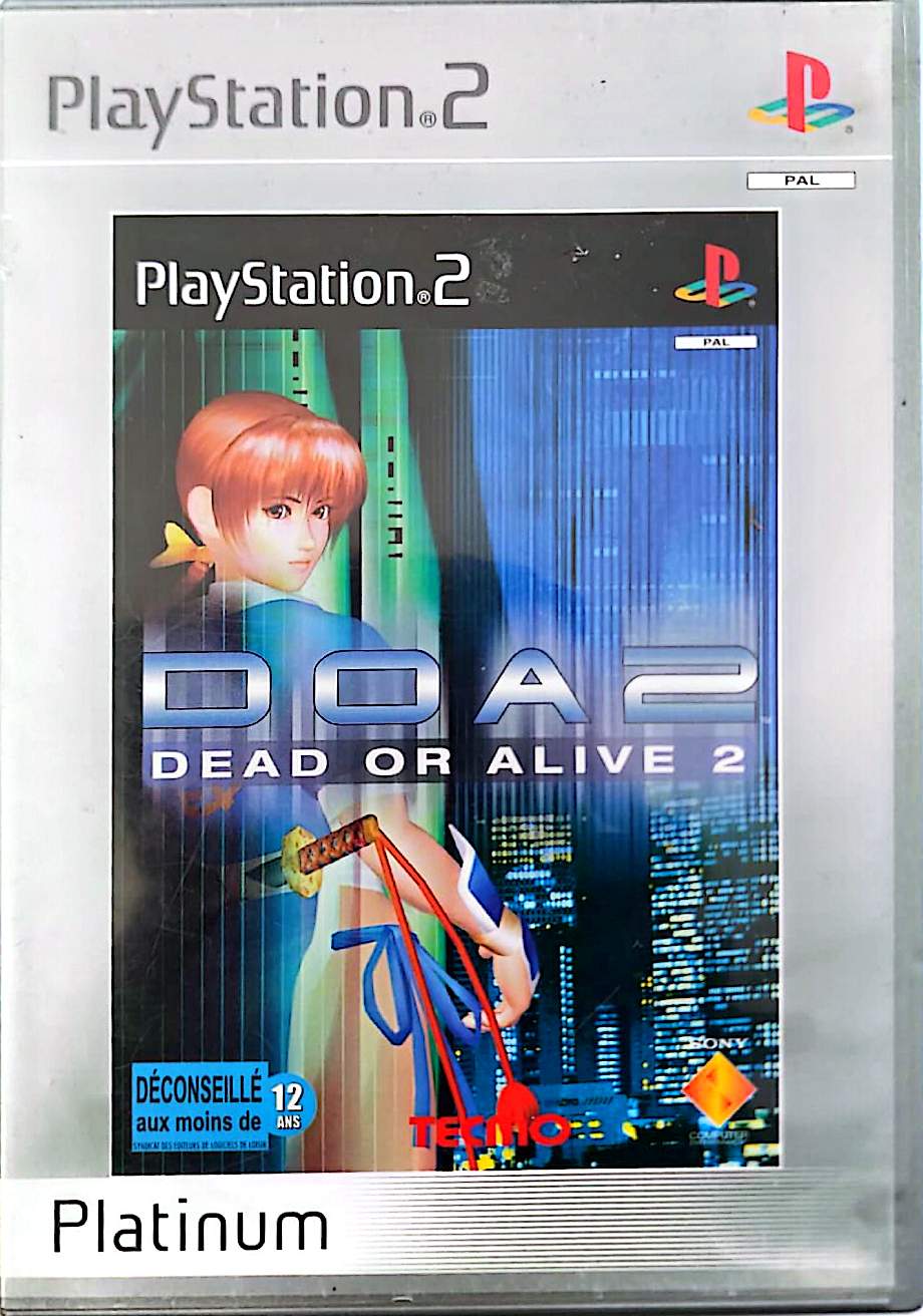 Dead or Alive 2 Platinum PS2 PlayStation 2 PAL Français Jeu de Combat Complet en Boîtier