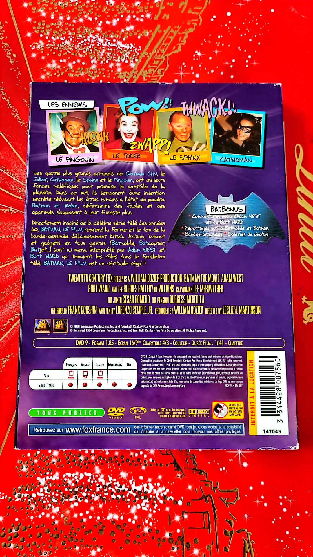 DVD : batman le film en