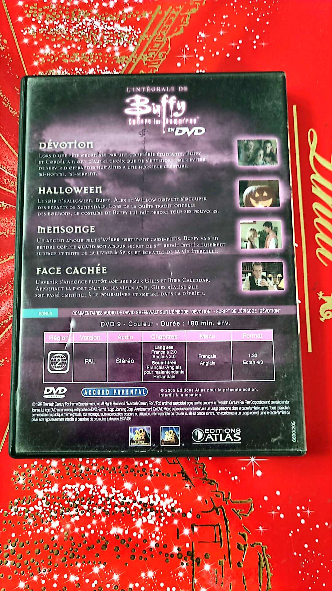 DVD : Buffy contre les vampires Saison 2 épisode 5,6,7 et 8