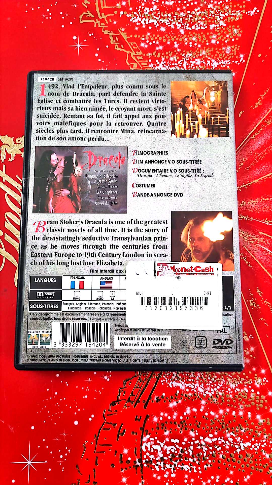 DVD : dracula l'amour est éternel en