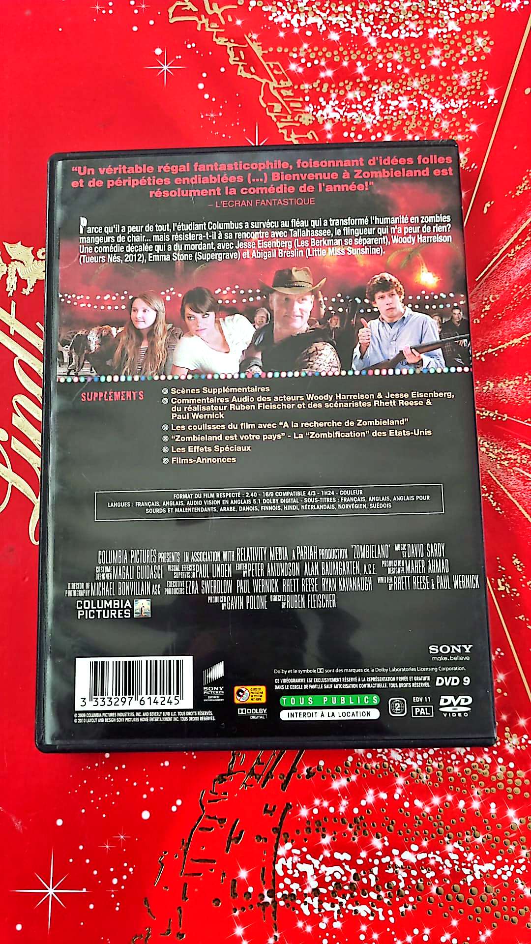 DVD : bienvenue à zombieland en