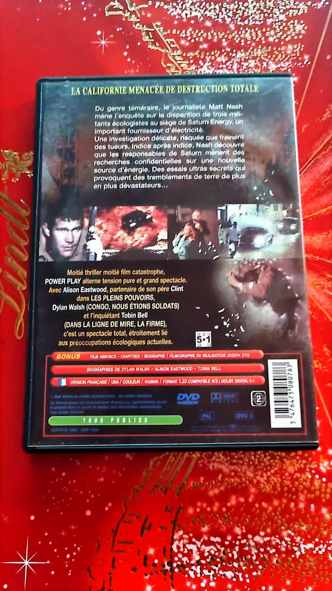 DVD : power play séisme