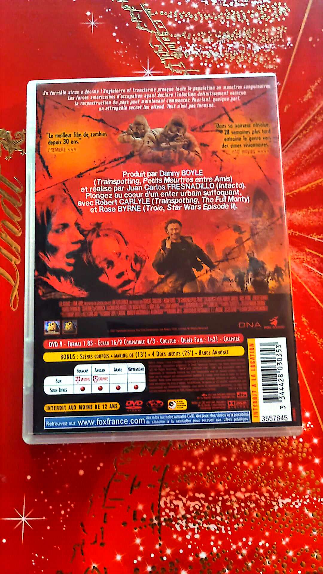 DVD : 28 semaine plus tard en