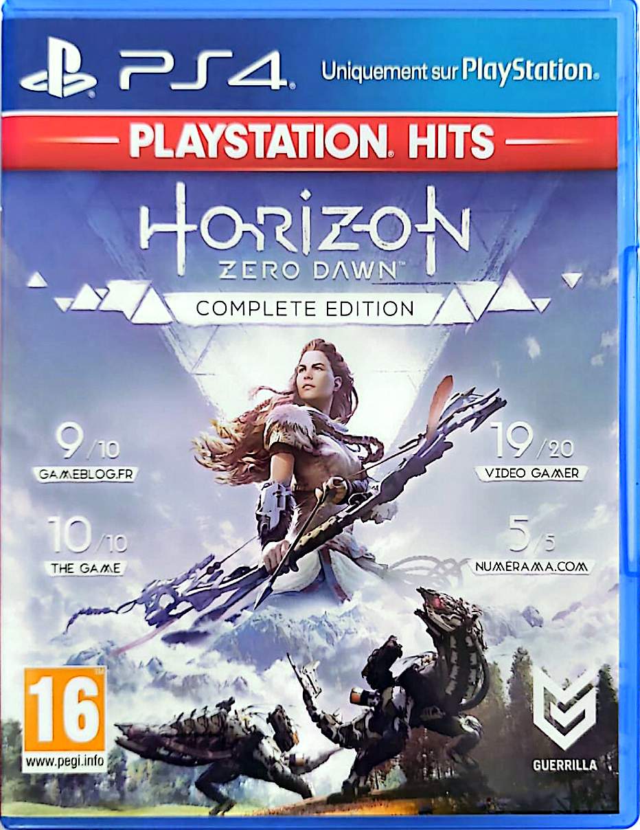 Horizon Zero Dawn Complete Edition PS4 Jeu PlayStation 4 Version Française Intégrale The Frozen Wilds PlayStation Hits