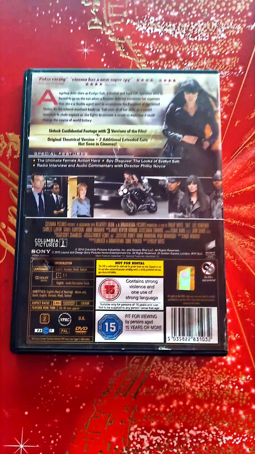 DVD : angelina jolie salt en